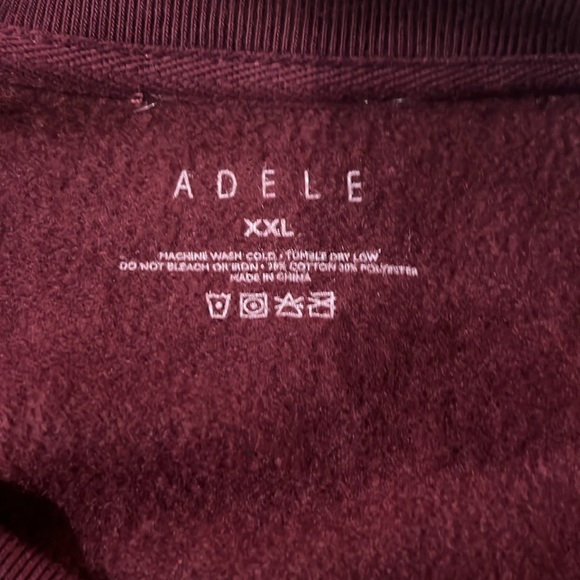 Weekends With Adele Rolling in the Deep Sweatshirt Official Merch Size XXL NWOT - Picture 9 of 10